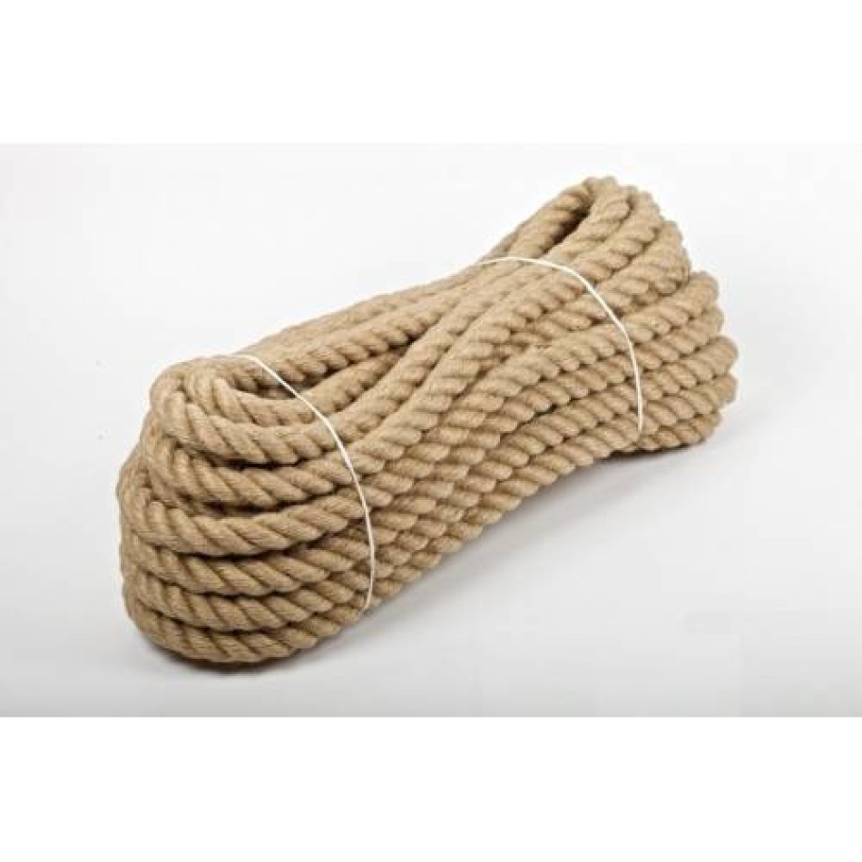 100% Natural 4 ply Jute Rope 24 mm