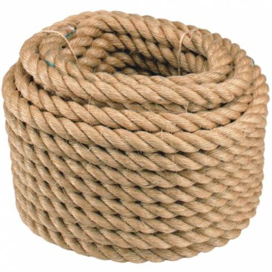 100% Natural 4 ply Jute Rope 28 mm