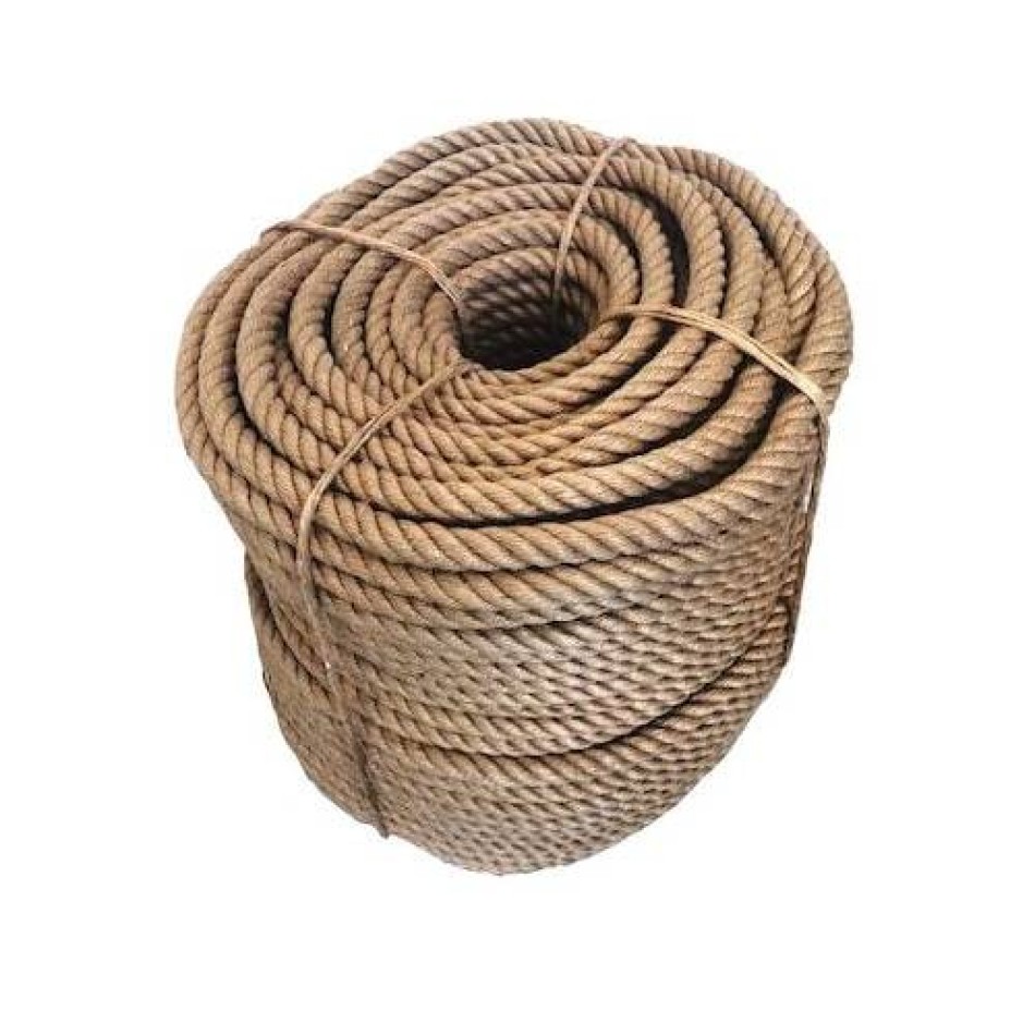 100% Natural 4 ply Jute Rope 32 mm