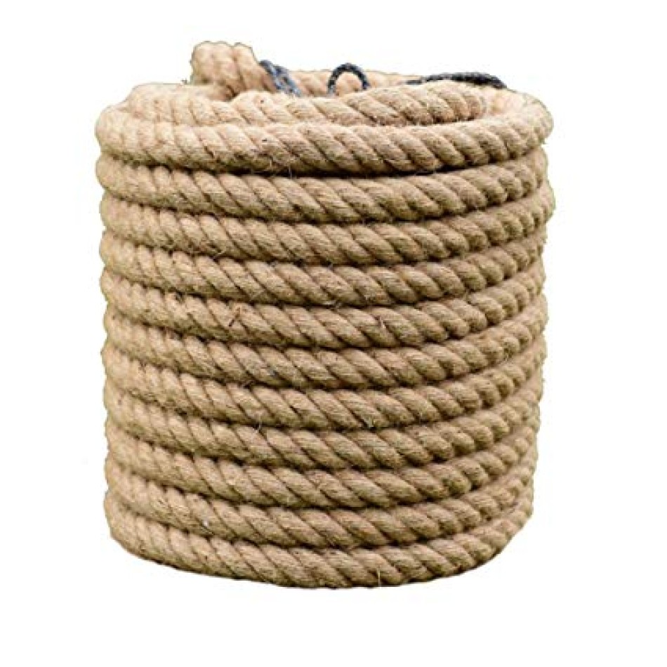 100% Natural 4 ply Jute Rope 36 mm
