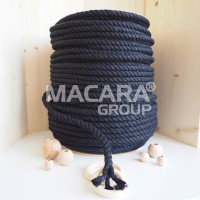 Recycled Colored Cotton Rope 10 mm