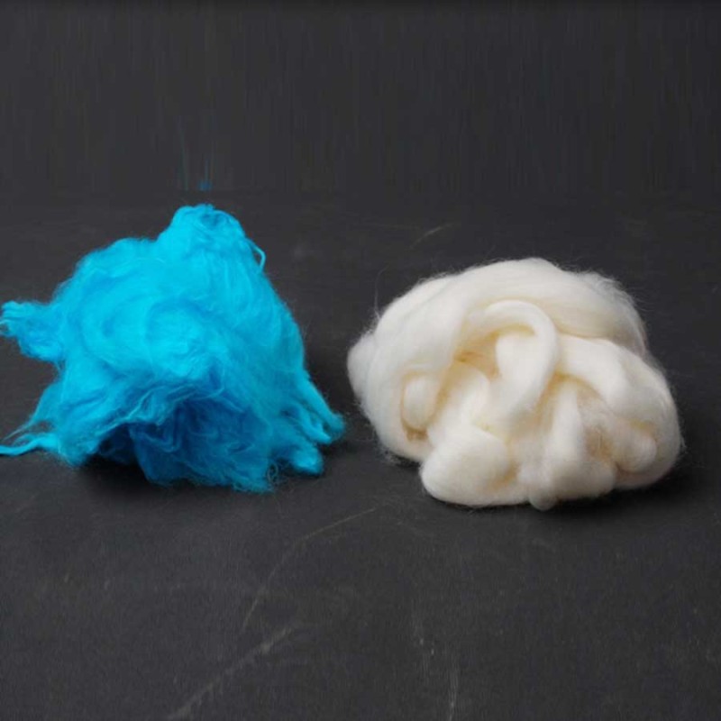 Wool and acrylic mixk