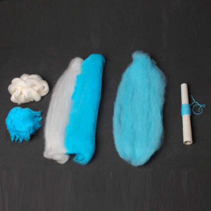 Wool and acrylic mixk