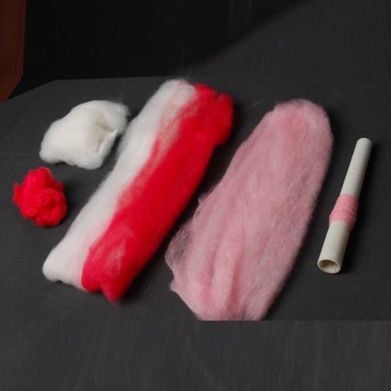 Wool and acrylic mixk