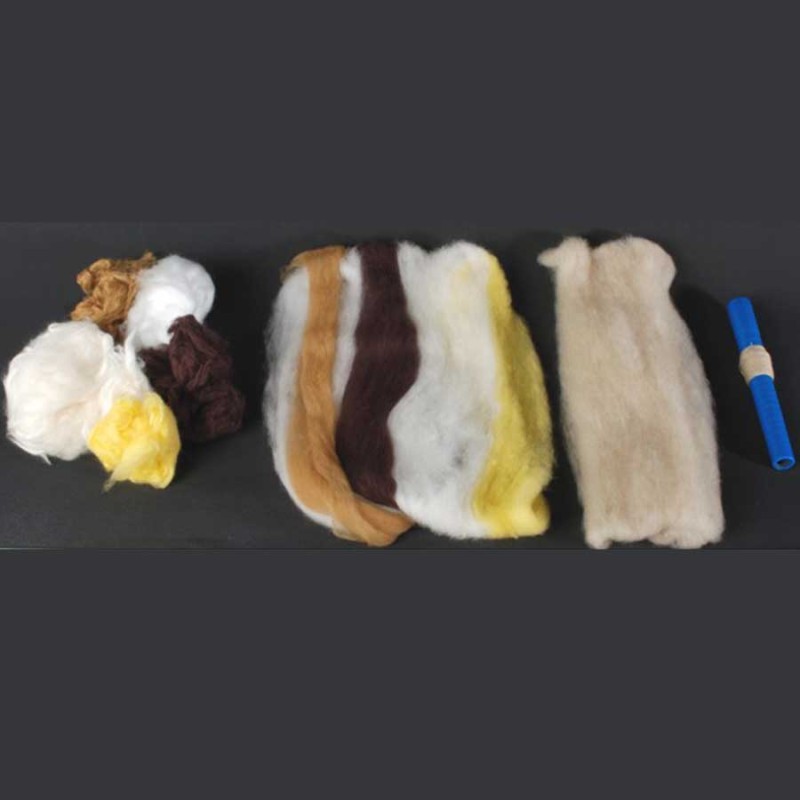 Wool, polyester, cotton mixk