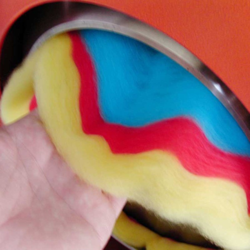Wool and acrylic mixk